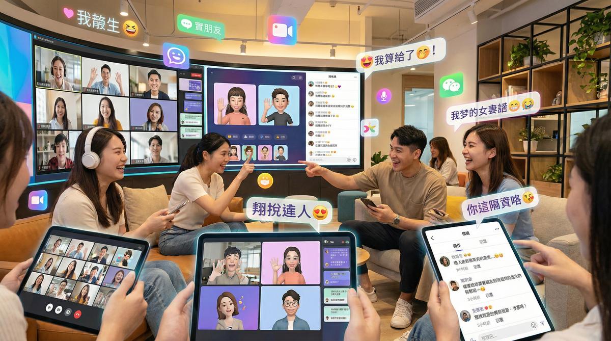 母狗甜心社区互动场景