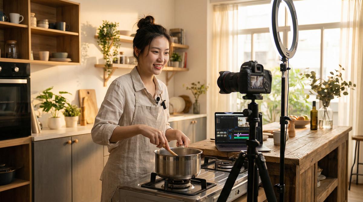 母狗视频-美食VLOG视频